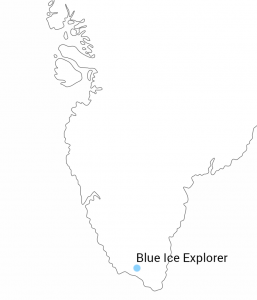 Blue Ice Explorer kort