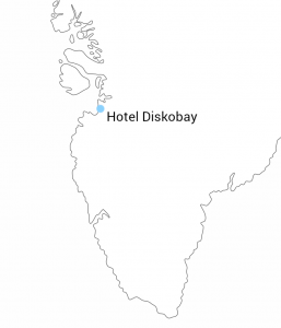 Hotel Diskobay kort